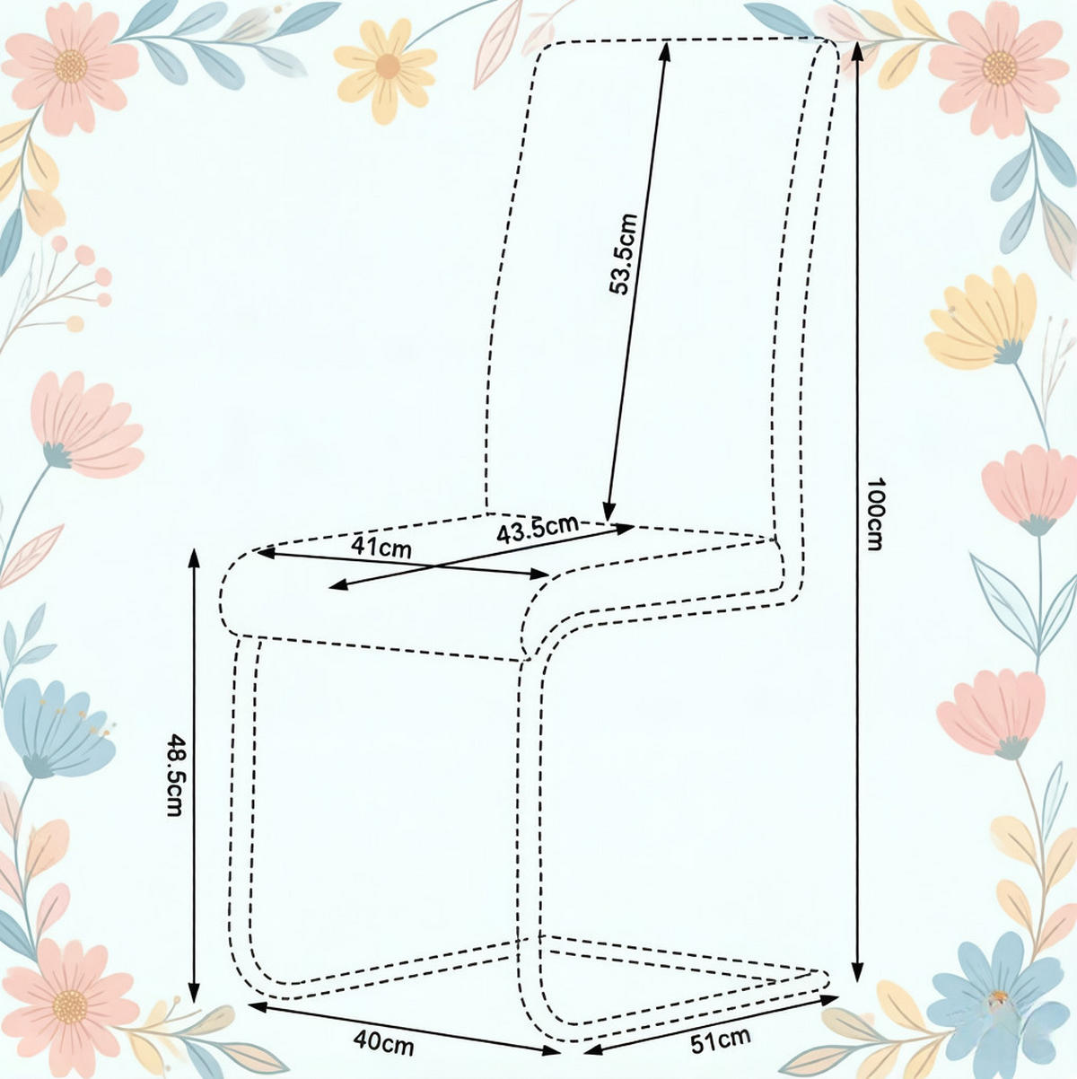 CANTILEVER STUHL 2er-Set Dunkelgrau Samt Metall - Dunkelgrau, Metall (51/100/40cm) - Meubliv