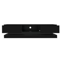 TV-LOWBOARD Led Schwarz 160/35/40.5 cm - Schwarz, Holz (160/40.5/35cm) - PANGIVO