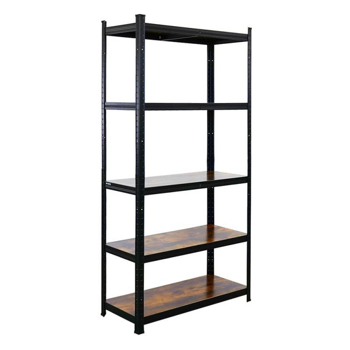 SCHWERLASTREGAL 2 Stück Vintage Series Ragnar 180x90x40cm Vintagebraun-Schwarz - Schwarz, Metall (180/180/40cm) - PROREGAL