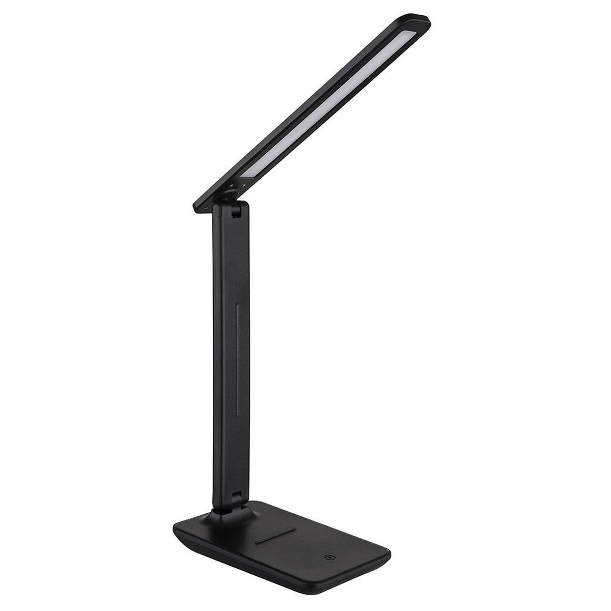 LED TISCHLEUCHTE CCT USB Akku - Schwarz, Kunststoff (28/11.5/50cm) - Globo Lighting