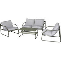 GARTENSITZGRUPPE sora Grün - Grün, Metall - Habitat Garten