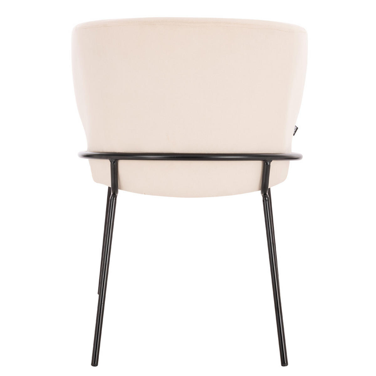 ESSZIMMERSTUHL AMARA - Menge: 2, Farbe: Samt Beige - Beige, Kunststoff (79/59/55cm) - Home Deluxe