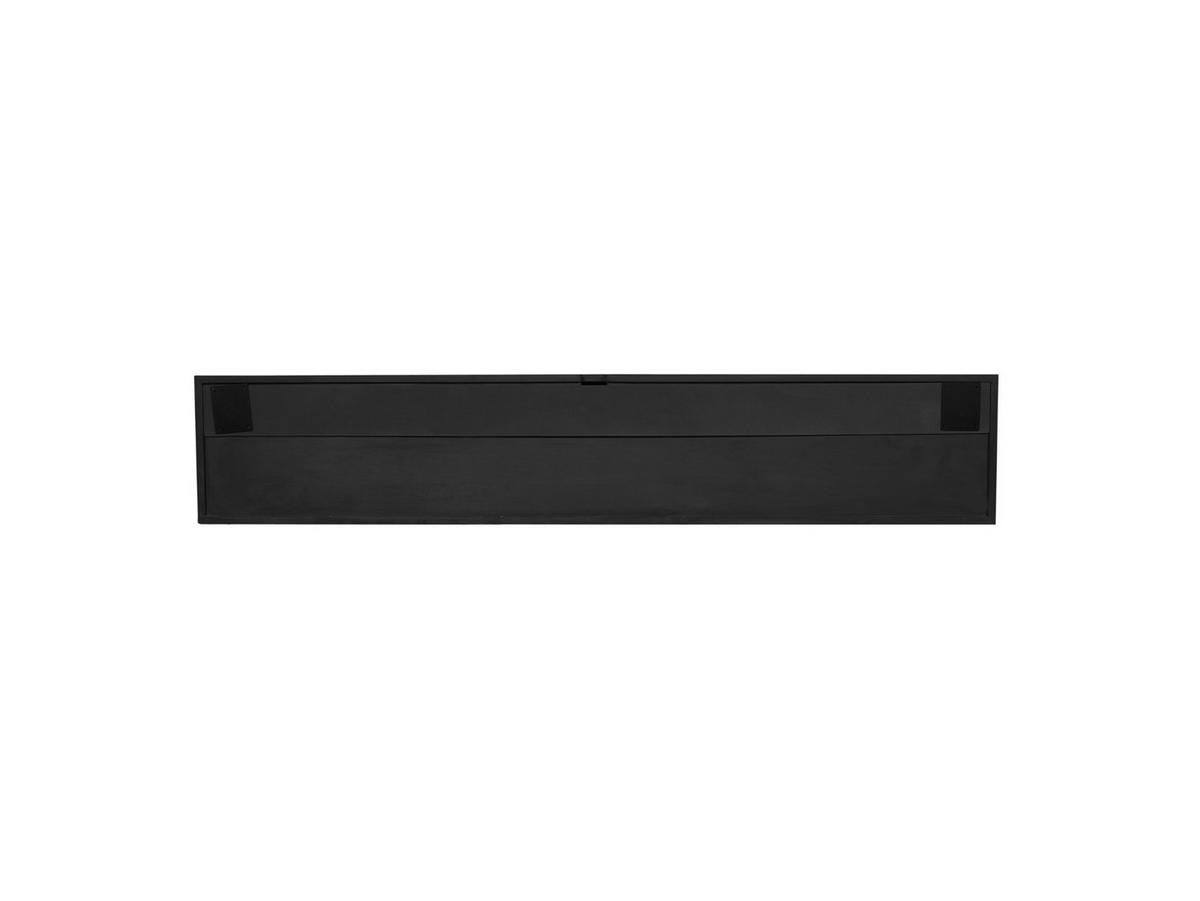 LOWBOARD Dimora Mangoholz 160 cm / 35 cm Schwarz - Schwarz, Holz (160/30/35cm) - Villa Möbel