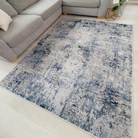 WEBTEPPICH Voyage Med Navy Blau - Blau, Textil (191/279cm) - Kukoon Rugs