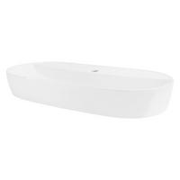 WASCHBECKEN - Weiß, Keramik (40/12/80cm) - ML-DESIGN