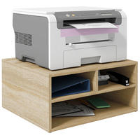 AKTENREGAL DE-14429 3 Fächer für Drucker Holzoptik - Naturfarben, Holzwerkstoff (40/22.5/47cm) - ComfortXL