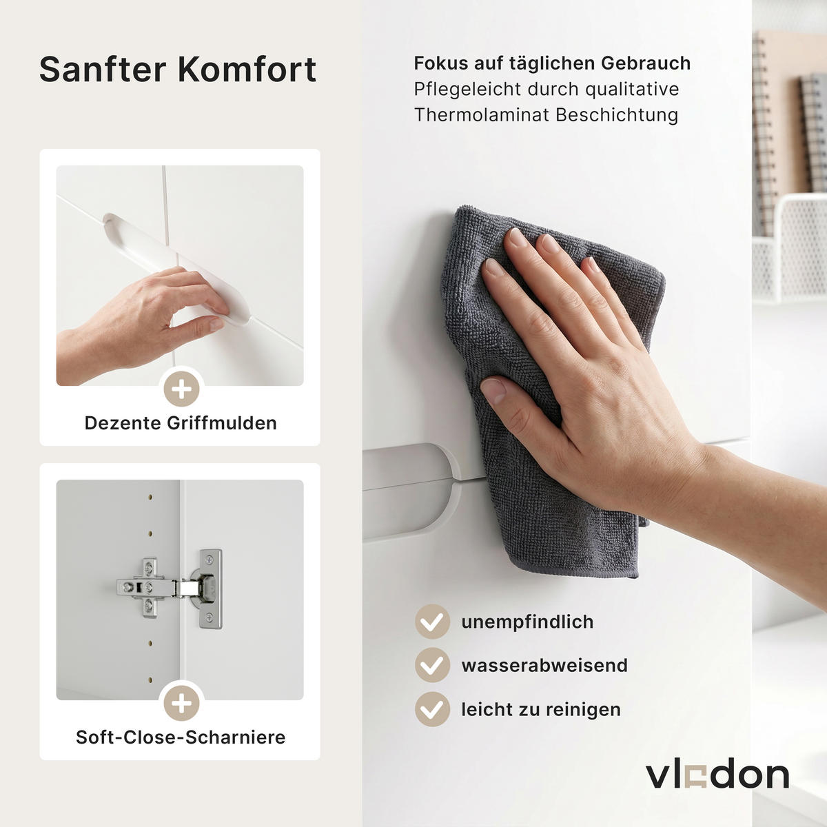 BÜROSCHRANK Logan Fronten in Bordeaux Hochglanz - Bordeaux, Holzwerkstoff (82/184/37cm) - Vladon