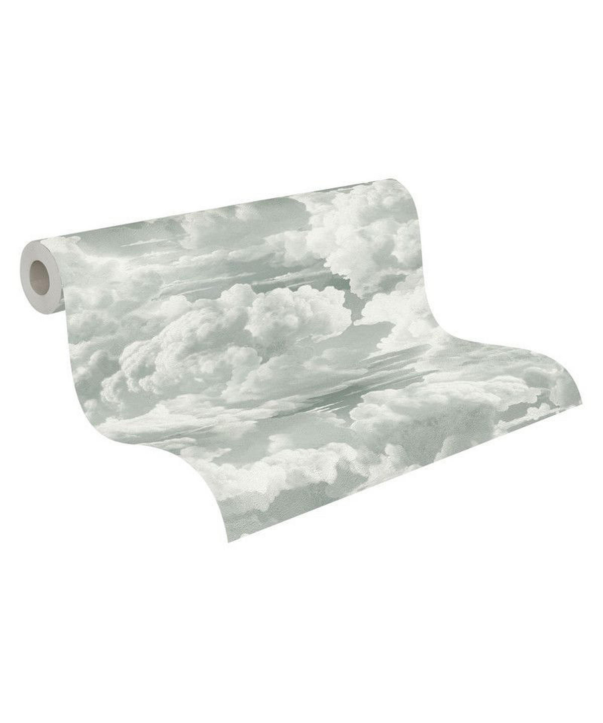 VLIESTAPETE Grau 53/1005 cm - Weiß, Textil (53/1cm) - KUNSTLOFT