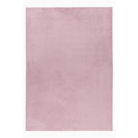 KURZFLORTEPPICH Waschbar NECKAR, einfarbig, aus Polyester, Rosa, 80 x 250 cm - Rosa, Textil (250/80cm) - KADIMA DESIGN
