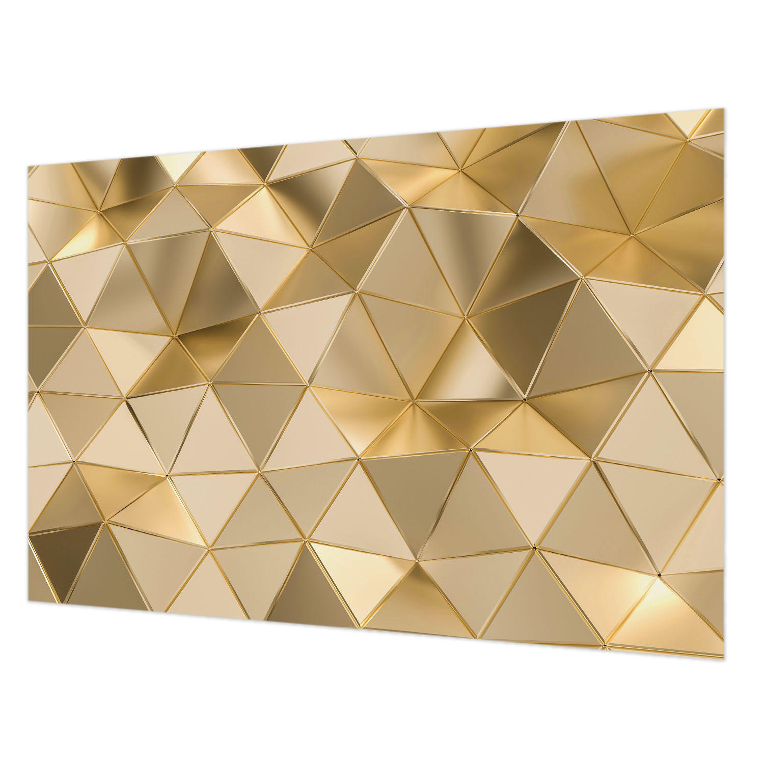 FOTOTAPETE 104x70 cm - Dreiecksmuster - Grau, Textil (104/70cm) - Wallfluent