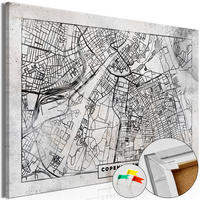 PINNWANDBILDER Schwarz-Weiß 120/80 cm - Schwarz, Naturmaterialien/Textil (120/80cm) - KUNSTLOFT