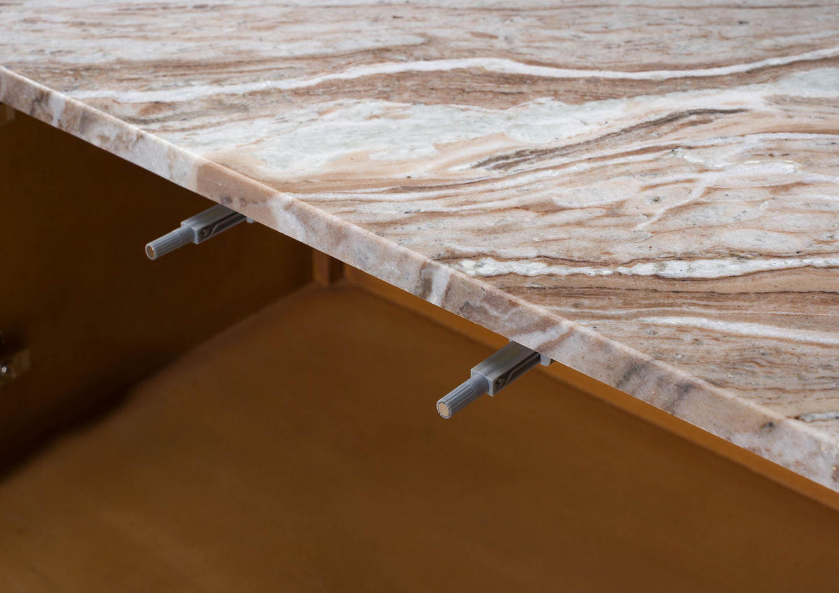 TV-BOARD Mango 160x40x55 beige lackiert LUGANO #102 - Beige, Holz (160/55/40cm) - Massivmoebel24