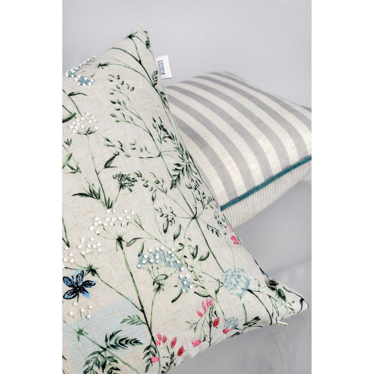 KISSENHÜLLE HERBARIUM - Multicolor, Textil (45/45cm) - Schöner Wohnen