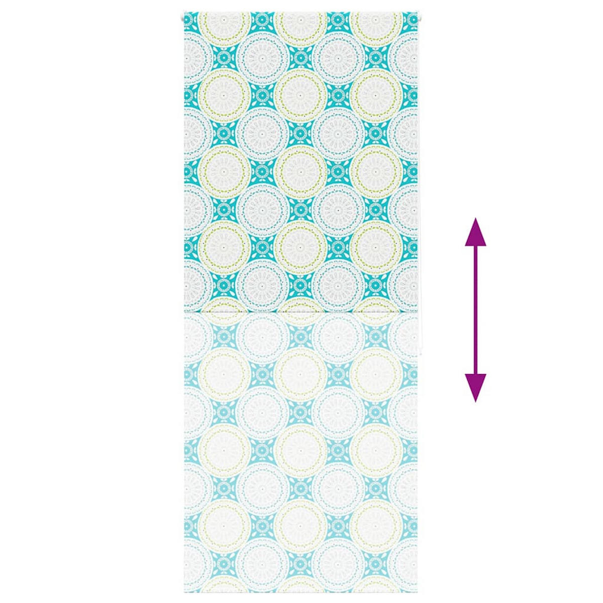 DUSCHVORHANG für Dusche Stoff Breite 106 cm - Weiß, Kunststoff (106/240cm) - MCBOSON