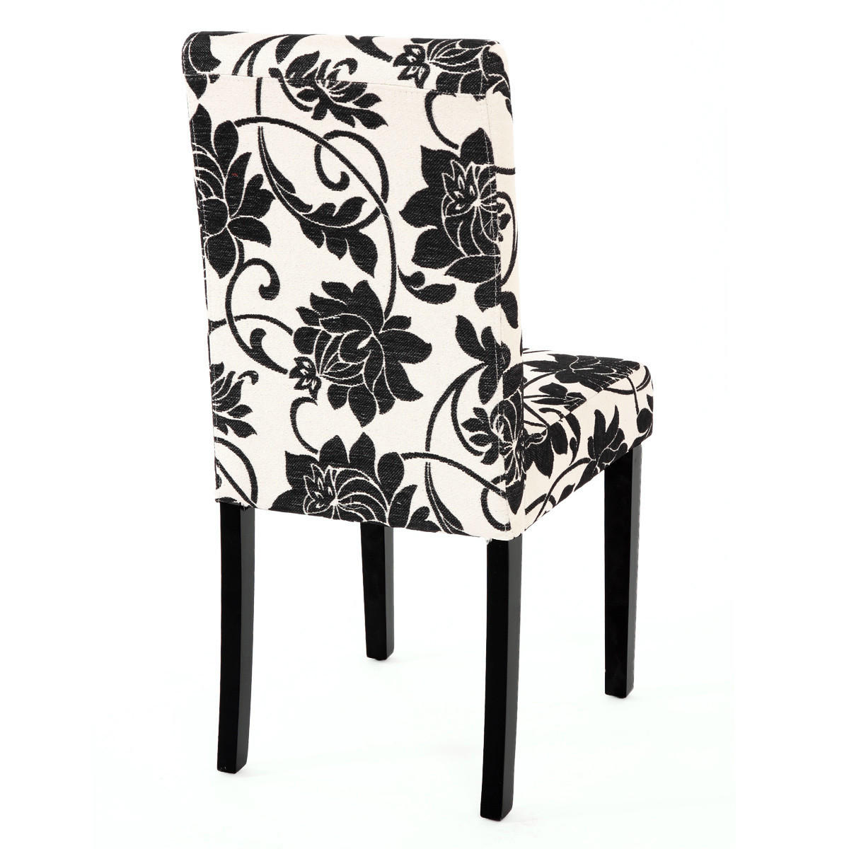 ESSZIMMERSTUHL Weiß, Schwarz 4er-Set - Creme/Schwarz, Textil (43/90/56cm) - Jamb