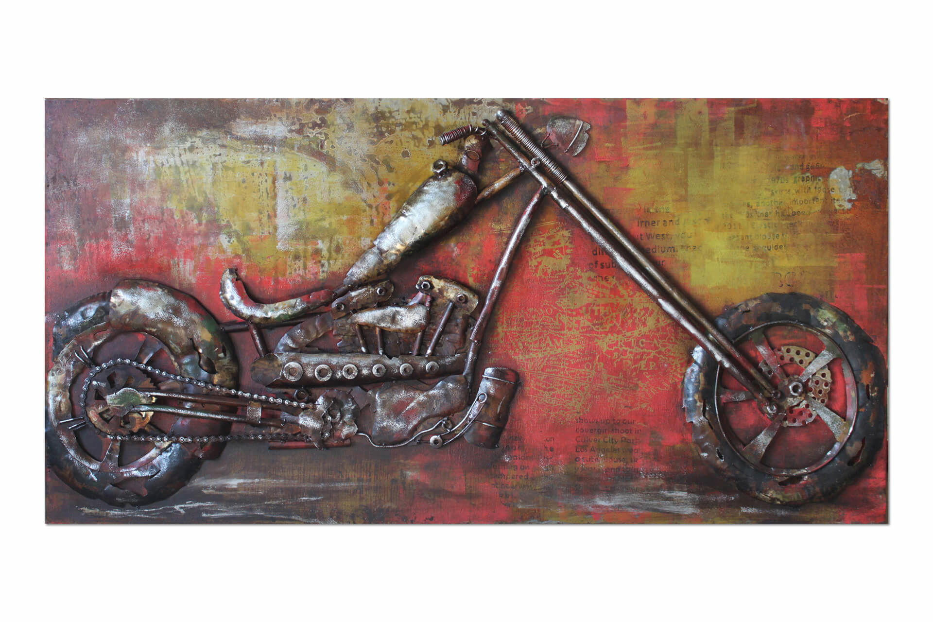 KUNSTLOFT KOVOVÝ OBRAZ SPEKTRUM RYCHLOSTI, 120/60 CM