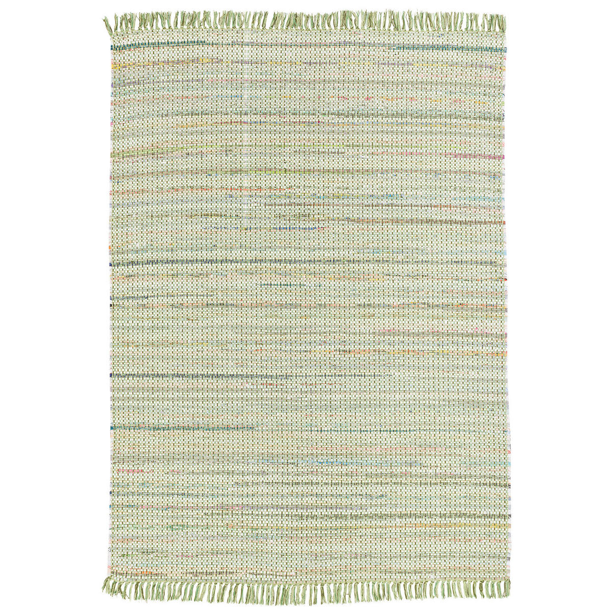 BAUMWOLLE NATUR TEPPICH CAYENNE - Grün, Textil (140/200cm) - Pergamon