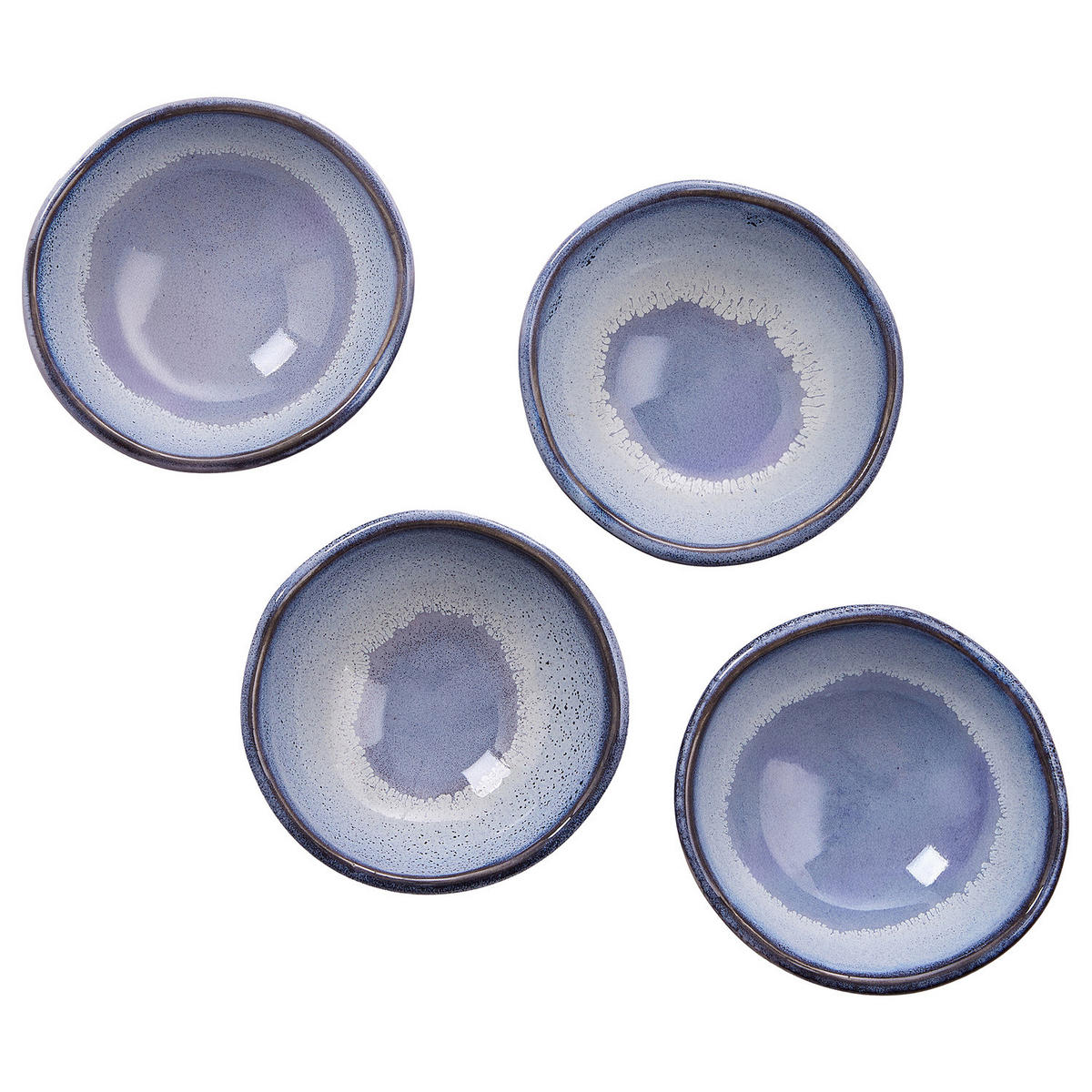 DIPSCHALEN 6er-Set Artisan 95 ml - Blau, Keramik (8/8/3.5cm) - Butlers