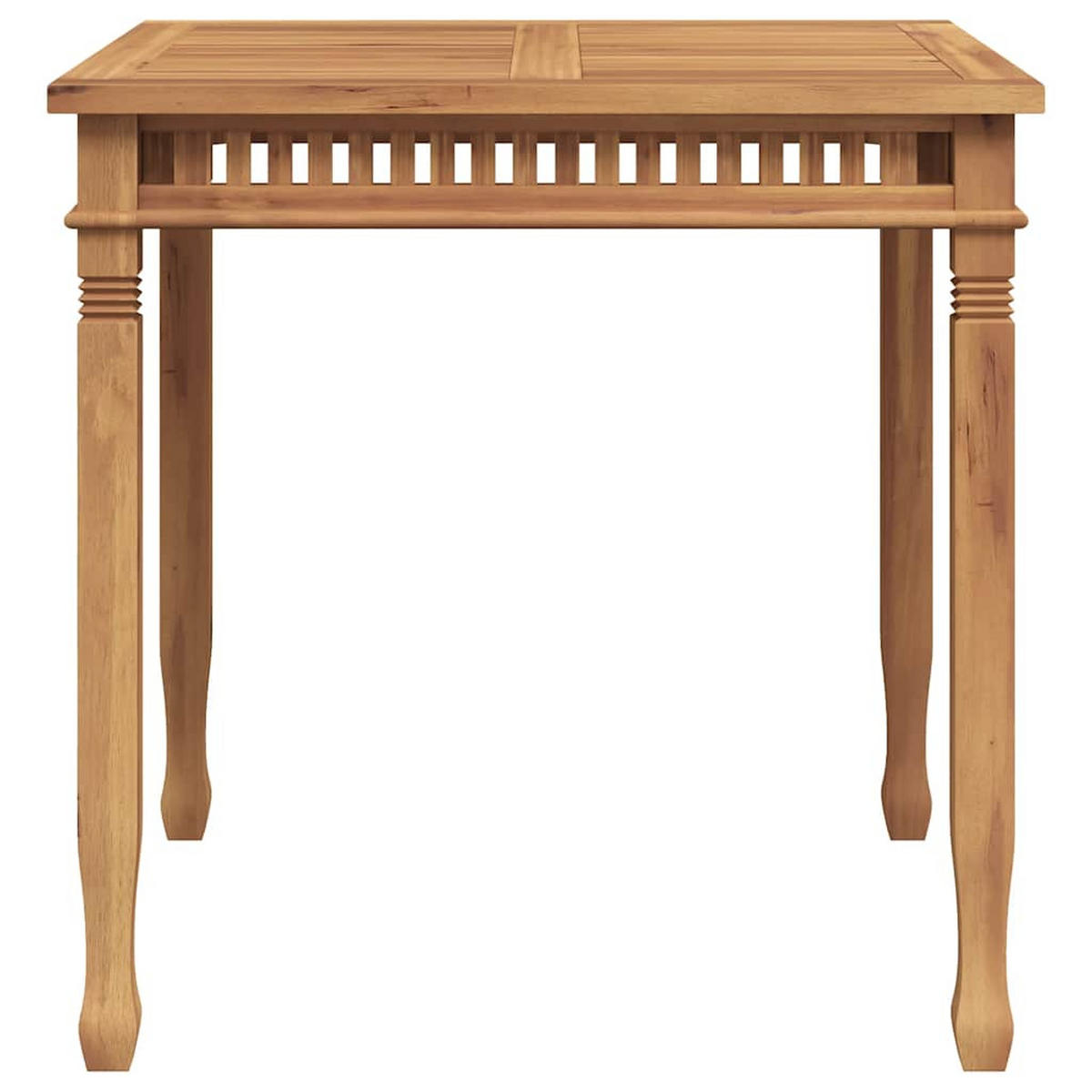 GARTEN-ESSTISCH 80/80/80 Cm Massivholz Teak - Braun, Holz (80/80/80cm) - vidaXL