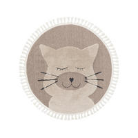 KINDERTEPPICH Momo Beige ø 120 cm rund - Beige, Textil (120/120cm) - Lytte