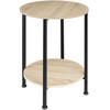 BEISTELLTISCH Ballina,45 x 64 cm,Industrial Holz hell, Eiche Sonoma - Naturfarben, Holz (45/45/64cm) - tectake