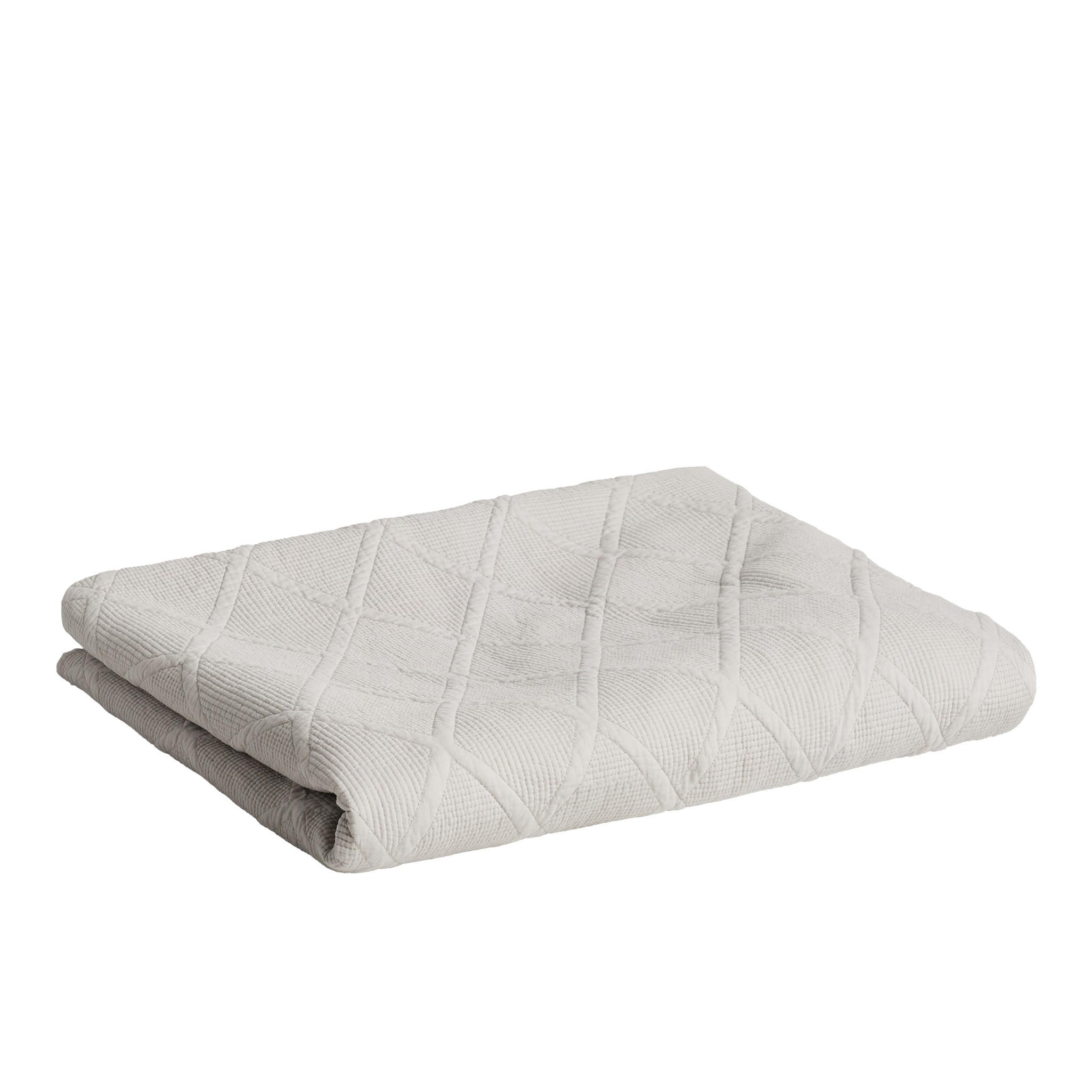 TAGESDECKE Salvio - Hellgrau, Textil (200/220cm) - home&you