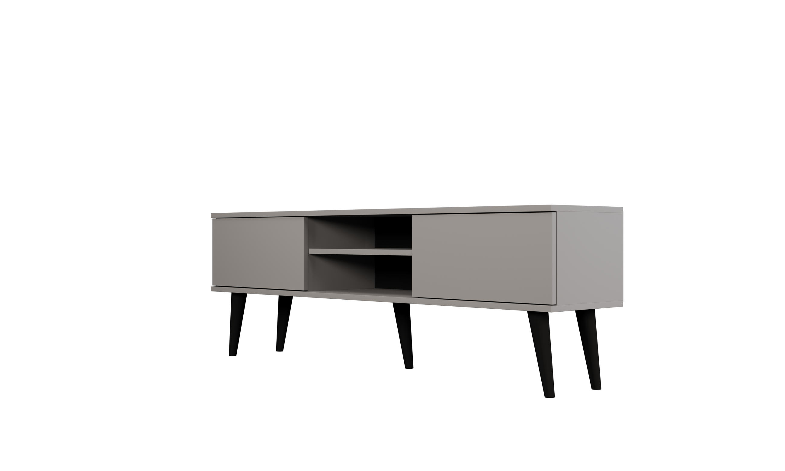RAUMHIRSCH FURNITURE NÍZKÁ SKŘÍŇKA Toronto II šedá 35/55,2/160 cm