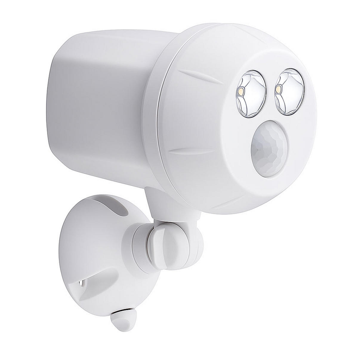 LED AUSSEN-WANDLEUCHTE Weiß Kunststoff 2er Set - Weiß, Kunststoff (11.5/16.5/9.5cm)