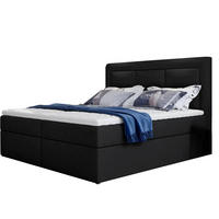 BOXBETT Vivre Bonellfederkern - Schwarz Hochglanz, Holz/Holzwerkstoff (180/200cm) - Best For Home