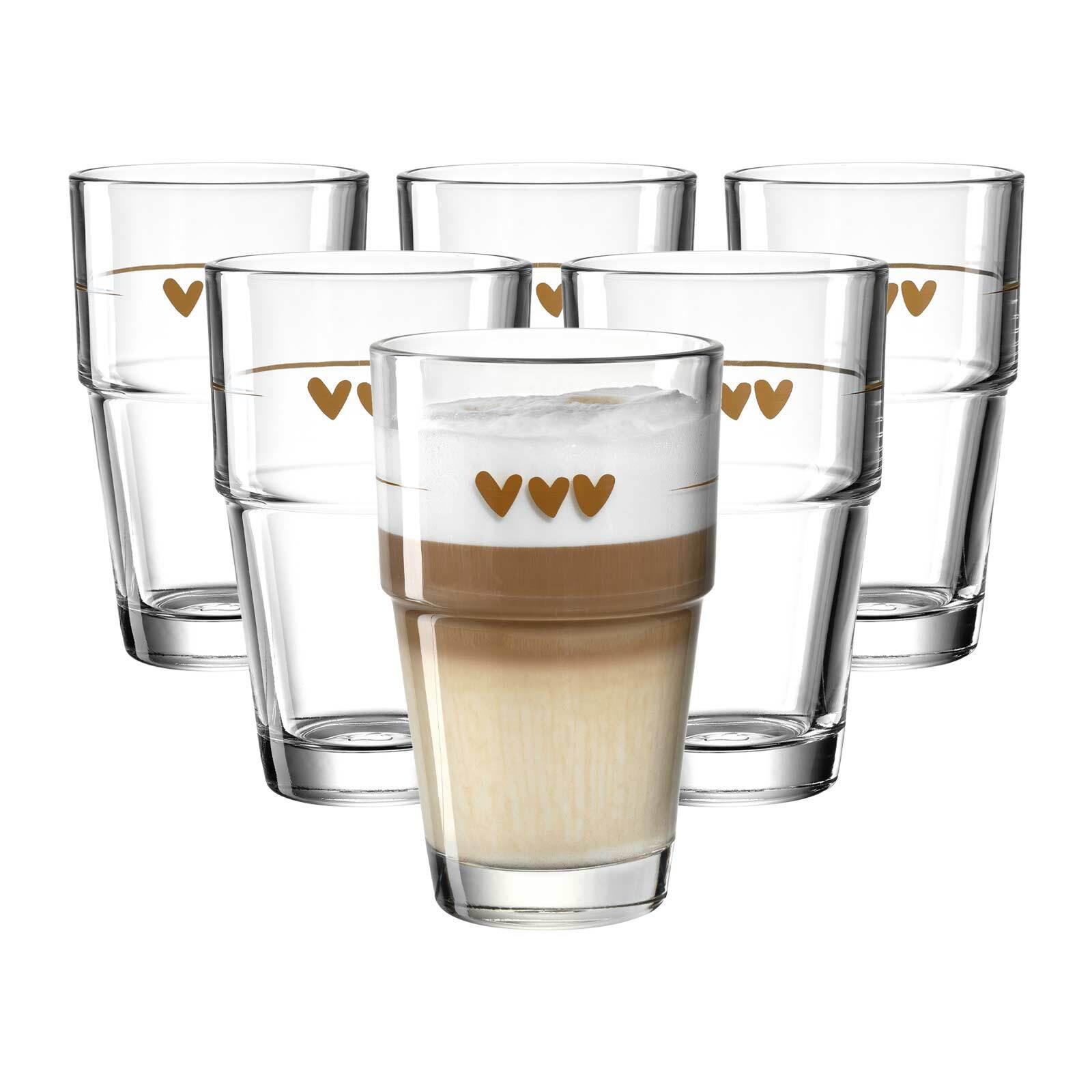 BECHER Solo transparent 410 ml 6er Set - Transparent, Glas (0.41L) - Leonardo Living