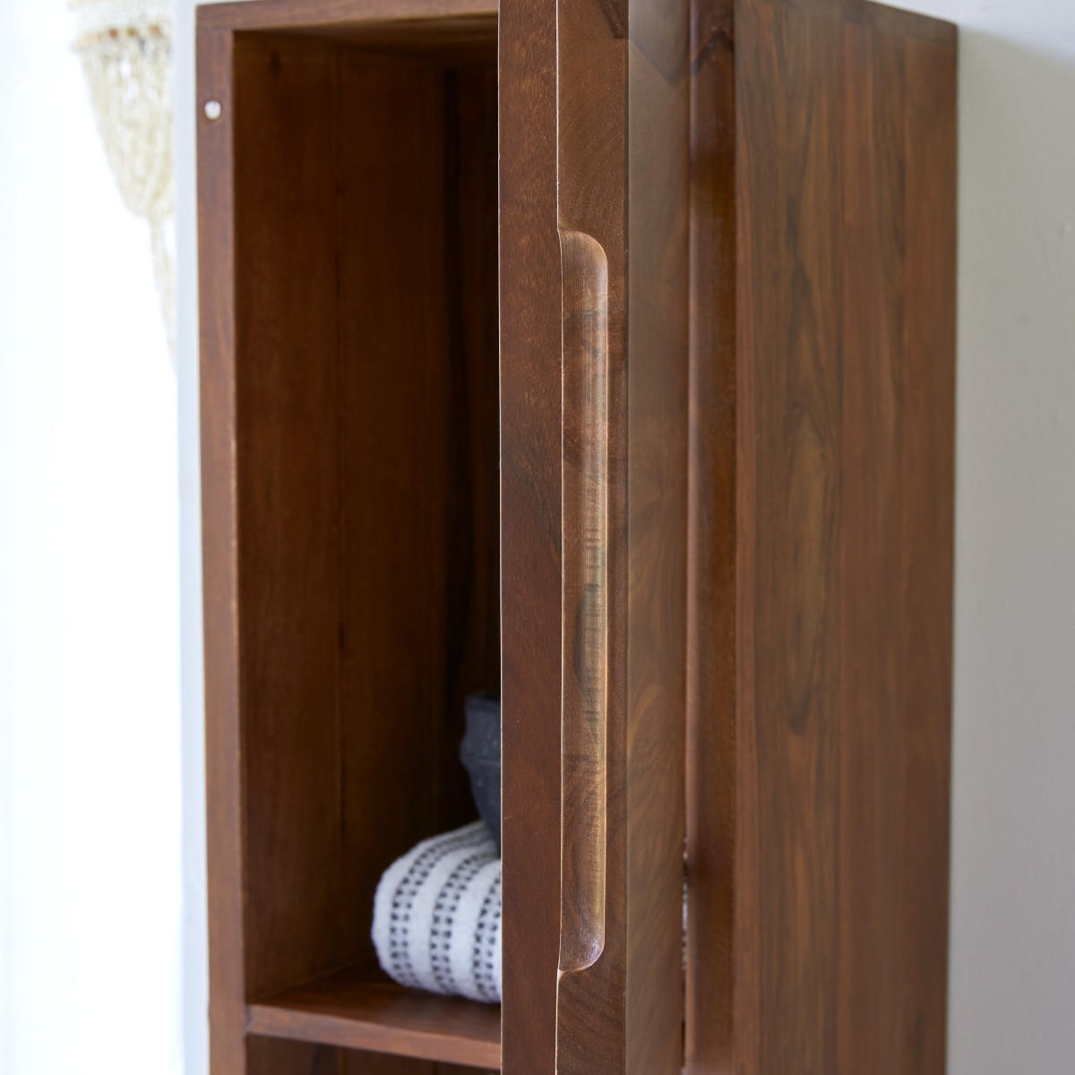 HOCHSCHRANK Nova Braun aus Palisander - Braun, Holz (30/147/30cm) - Tikamoon