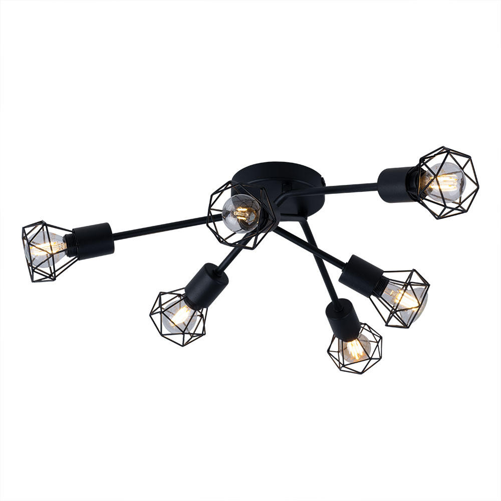 XXXLutz Led Schwarz 63x18x63 cm
