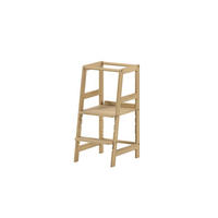 LERNTURM Kefira Massivholz Buche Natur mitwachsend stabil standfest - Buchefarben, Holz (41/85/48cm) - 58aufmkessel