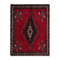 ORIENTTEPPICH handgeknüpft Afshar Rot 216/164 cm Schurwolle - Rot, Textil (164/216cm) - Looma