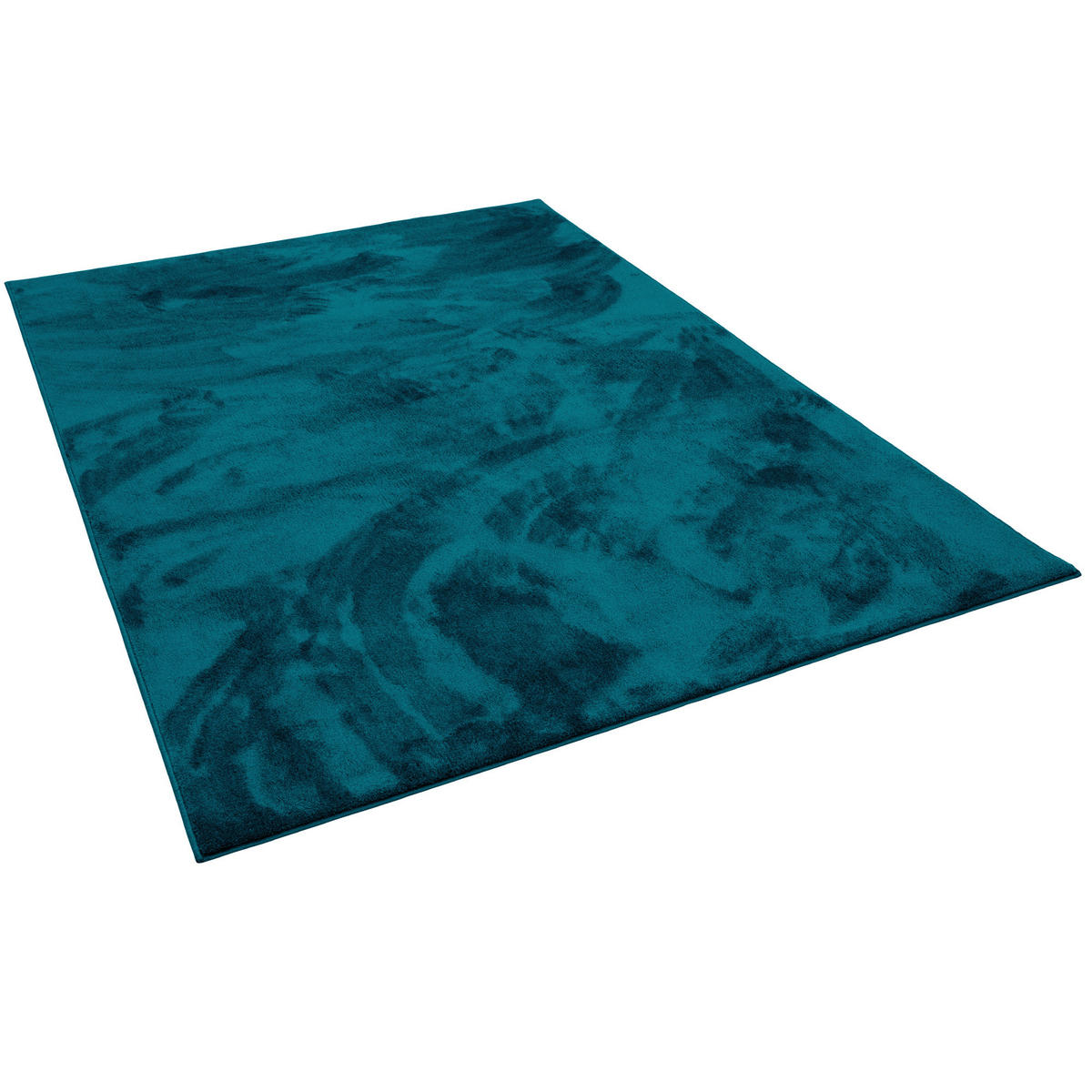 LUXUS SUPER SOFT HOCHFLOR LANGFLOR TEPPICH DELUXE - Petrol, Textil (100/400cm) - Snapstyle