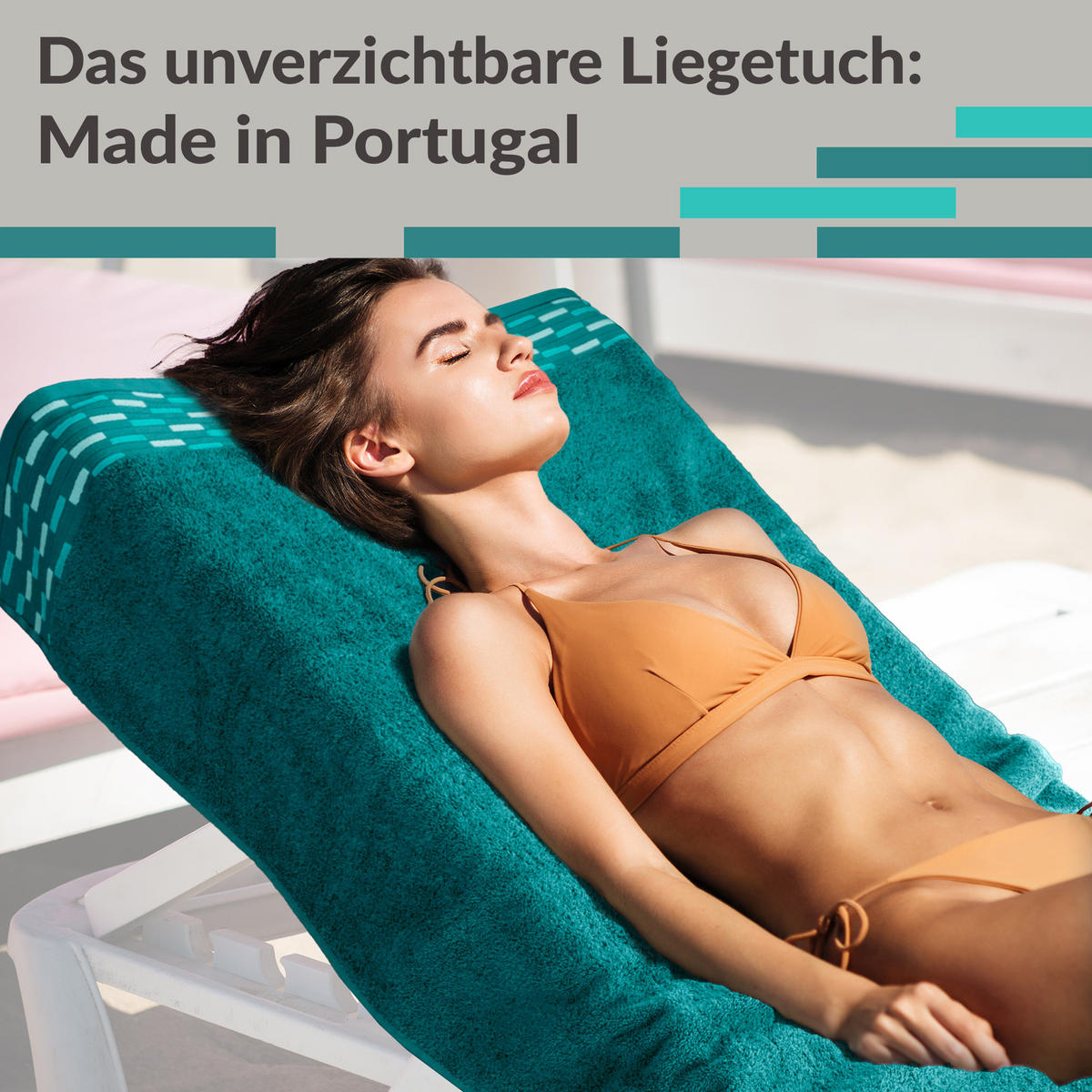 SAUNATUCH Lugano Opal Grün 80x200 cm - Opal, Textil (80/200cm) - Lashuma