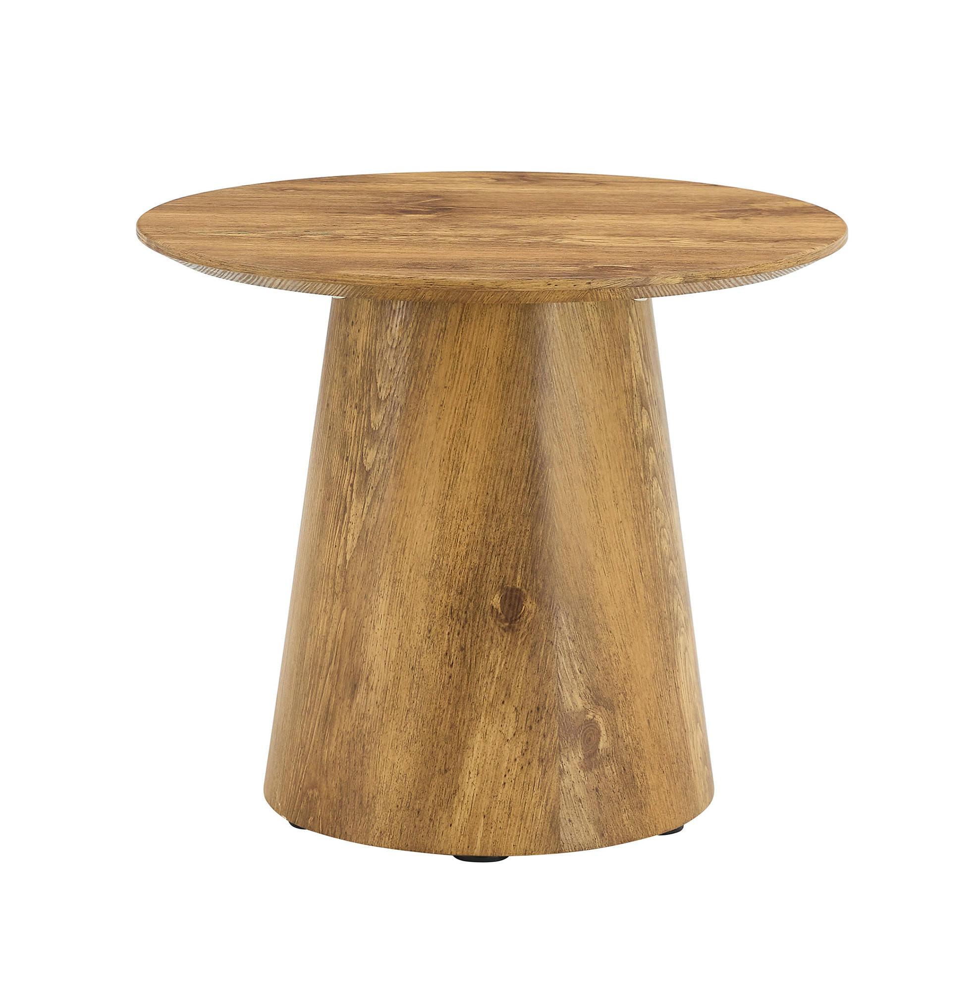 COUCHTISCH 50 cm, Höhe 48 cm in Holzoptik aus MDF mit pflegeleichter Oberfläche - Naturfarben, Holzwerkstoff (50/50/48cm) - Flora Grace