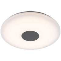 LED DECKENLEUCHTE Augustus Weiß Acryl satiniert - Weiß, Metall (47.5/47.5/5.5cm) - Globo Lighting