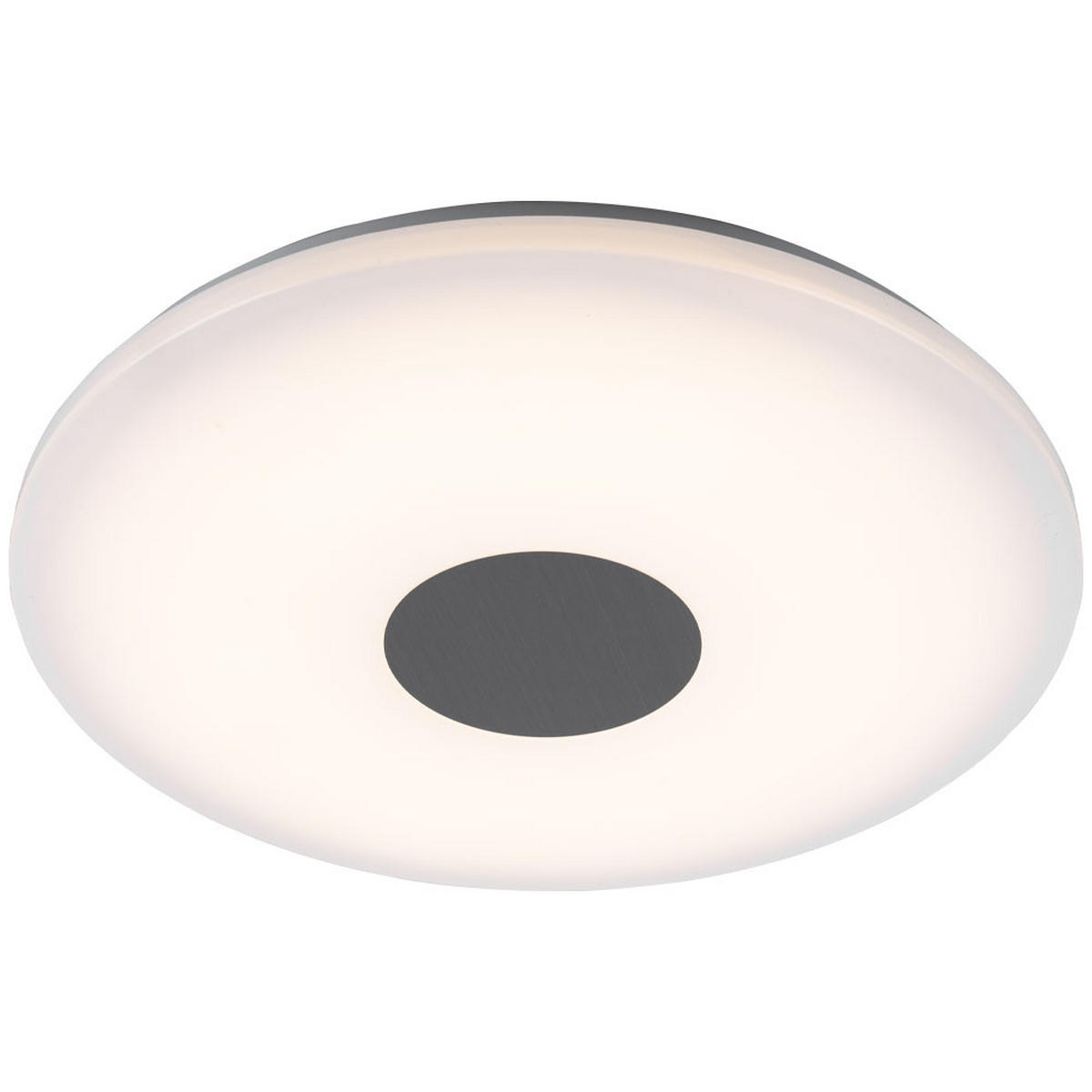 LED DECKENLEUCHTE Augustus Weiß Acryl satiniert - Weiß, Metall (47.5/47.5/5.5cm) - Globo Lighting