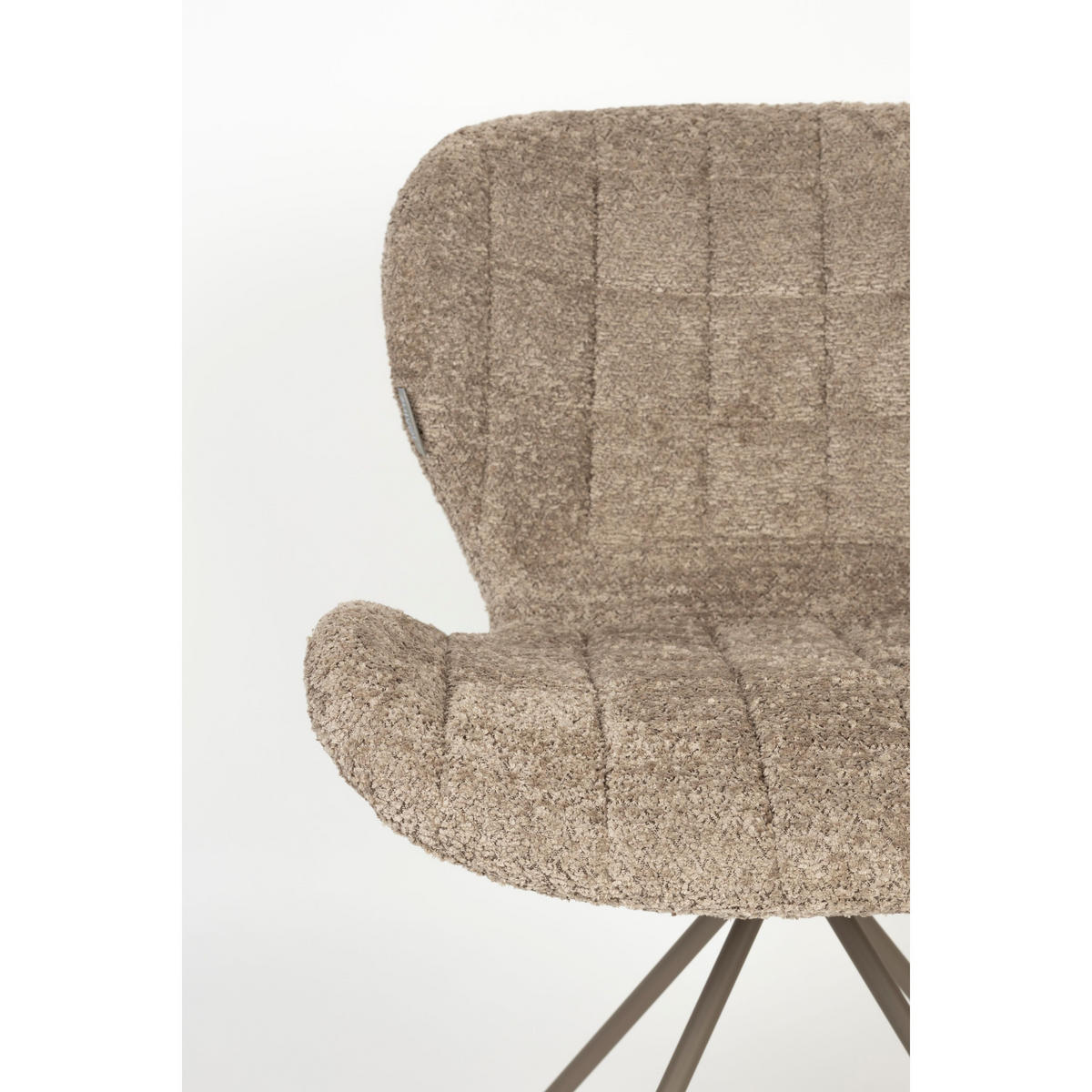 ESSZIMMERSTUHL OMG Beige - 2 er Set - Beige, Textil (51/79/59cm) - Zuiver
