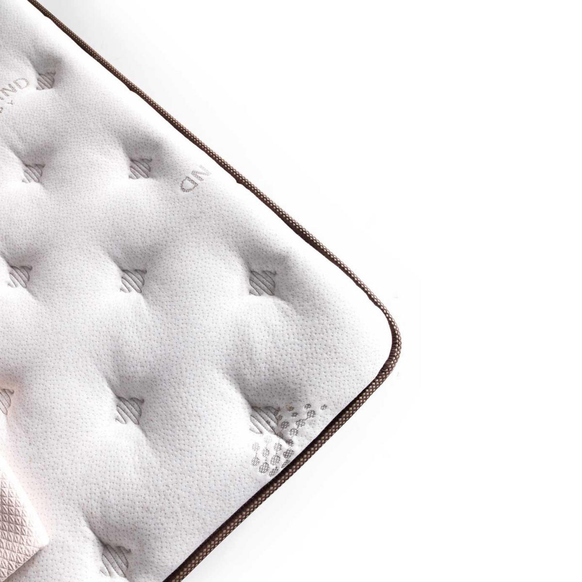 MATRATZE 180x200 Bambi Magnasand H3 Höhe 33 cm - Weiß, Textil (180/200cm)