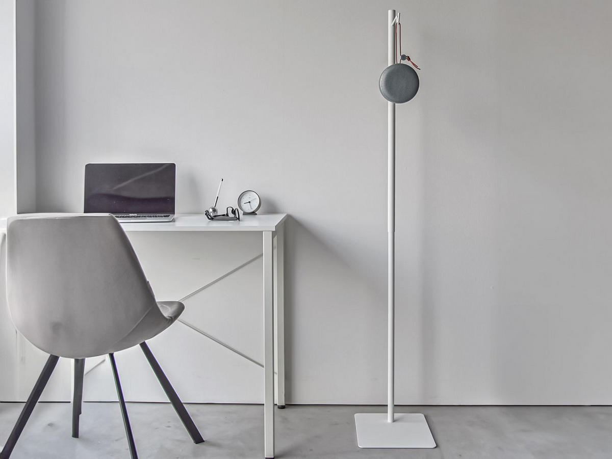 LATERNEN-STÄNDER Tower weiß 80-152 cm auch für Lautspecher und Blumen - Weiß, Metall (30/152/26cm) - Yamazaki