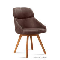 ESSZIMMERSTUHL (2er-Set) Donna 52x82x63 Eiche geölt/Braun - Eichefarben/Braun, Kunststoff (63/82/52cm) - 58aufmkessel