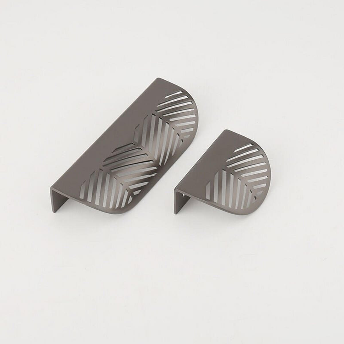 MÖBELGRIFF Gold Schwarz 4er-Set - Silberfarben, Metall (0.4/2.2/0.6cm)