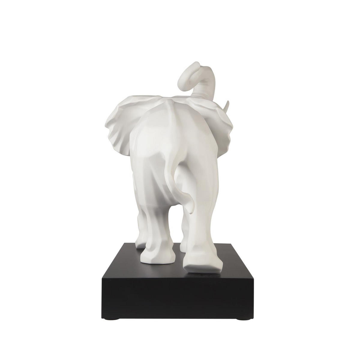 DEKOFIGUR ELEFANT Studio 8 Serengeti weiß 54 cm - Weiß, Keramik (22/43/54cm) - Goebel