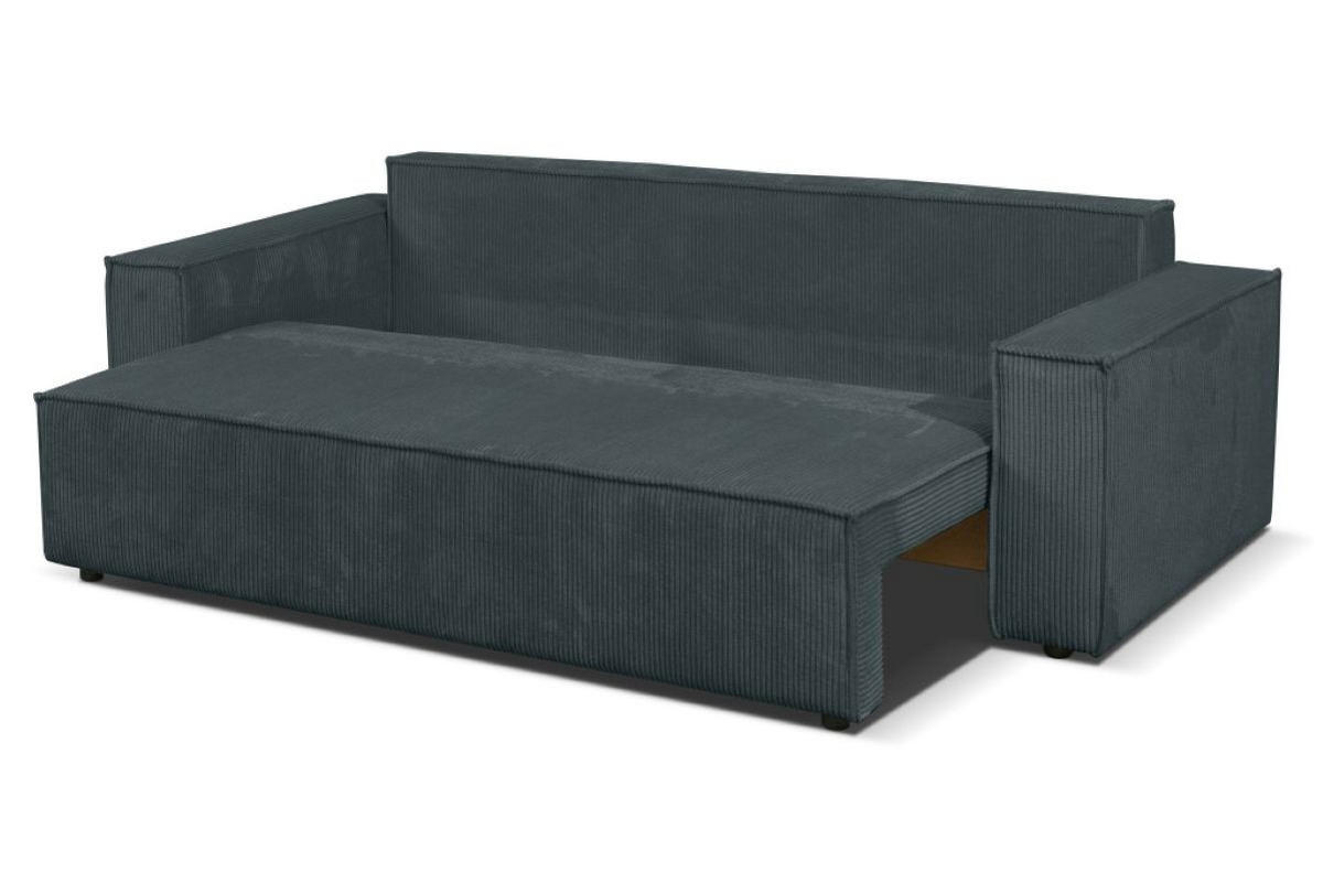 SOFA Passio III 250 x 105 cm, mit Schlaffunktion und Bettkasten, dunkelgrau - Dunkelgrau, Kunststoff (250/98/105cm) - Margaret Hadas24