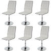 ESSZIMMERSTUHL Weiß 6er-Set - Weiß, Textil (43/103/54cm) - MCW