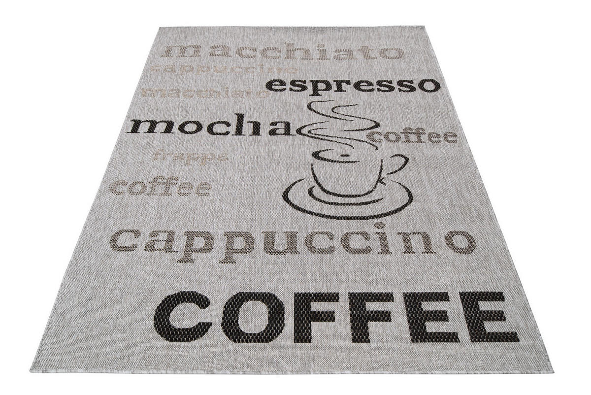 TEPPICH MELISSA Grau 160/230 cm - Grau, Kunststoff (160/230cm) - Tapiso