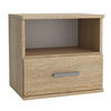 NACHTTISCH NOCTA 48/50/35 cm Sonoma Eiche - Sonoma Eiche, Holzwerkstoff (48/50/35cm) - MASSENO
