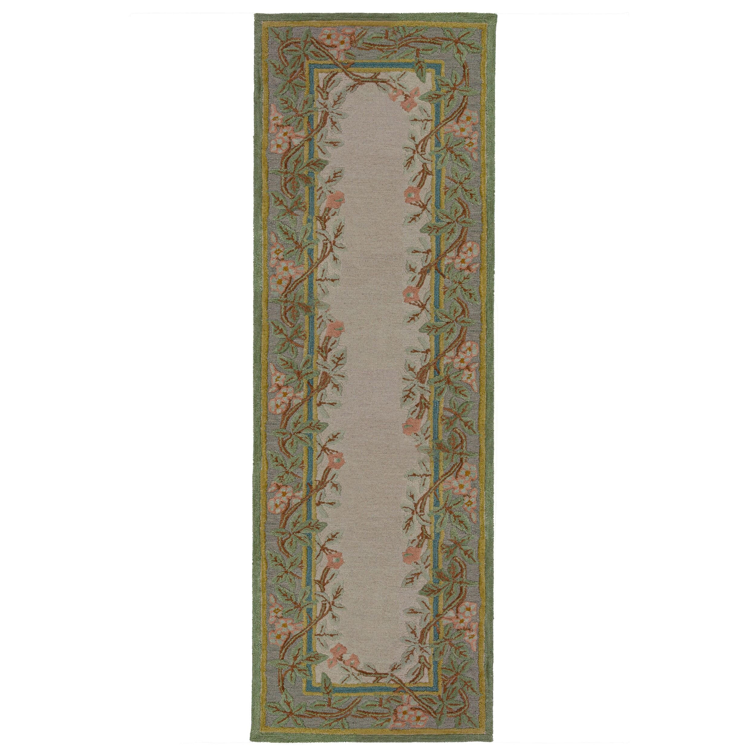 TEPPICH aus Wolle SOAR in Bunt, floral, 80 x 300 cm - Multicolor, Textil (80/300cm) - KADIMA DESIGN